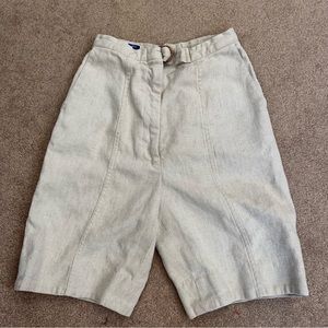 Women’s Bill Atkinson Glen of Michigan Beige Shorts Size 0 High Rise